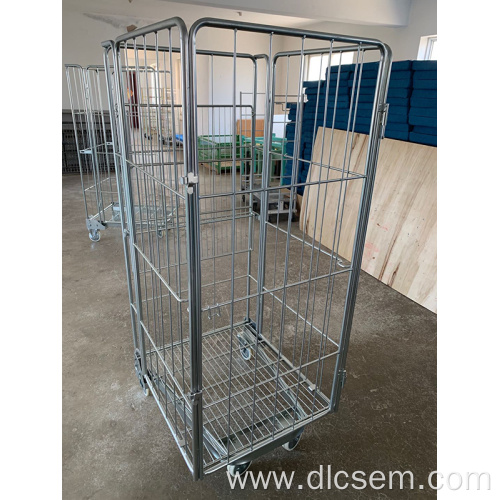 Foldable Steel Metal Cargo Trolley